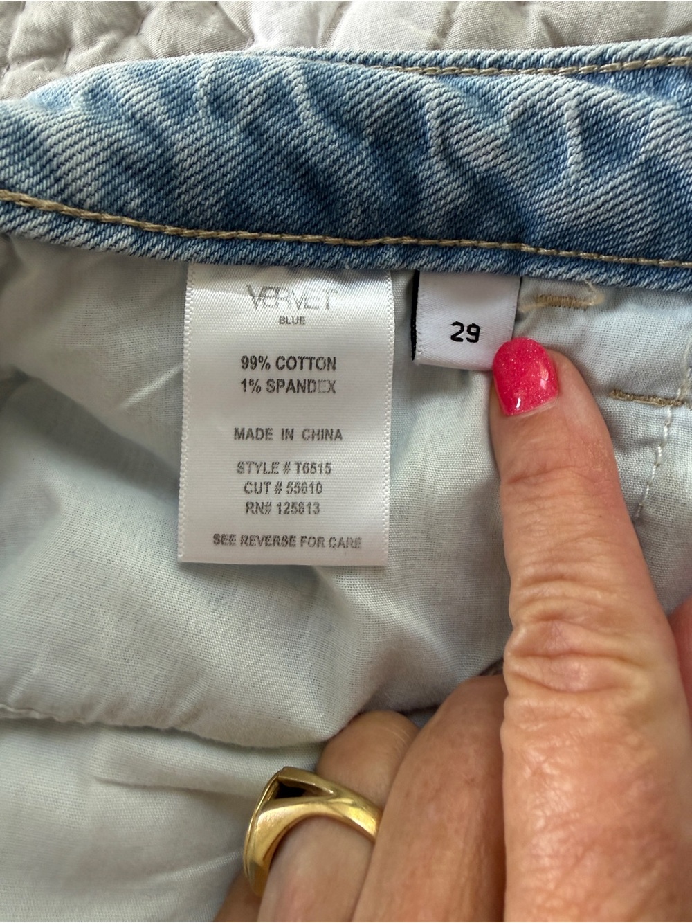 Vervet Light Blue Wide Leg Jeans - Classic Flare Style, Size 29 - Picture 10 of 10
